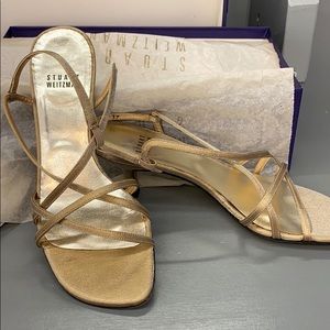 Suspend gold matte lame